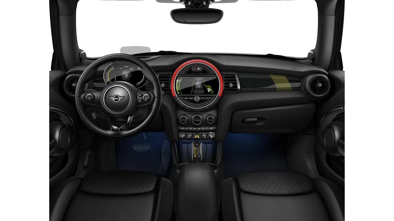 Interior of BMW MINI Cooper SE (F56), VIN WMWXP320002P02362