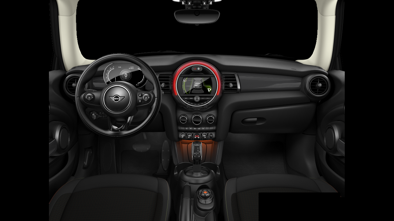 Interior of BMW MINI Cooper (F56), VIN WMWXR320102N37464