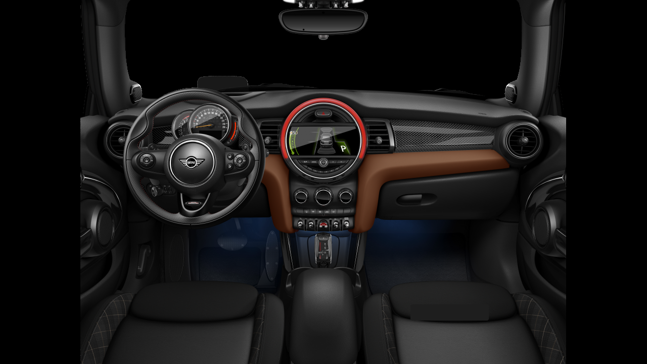 Interior of BMW MINI Cooper S (F56), VIN WMWXR52080TM83795