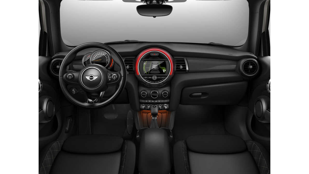 Interior of BMW MINI Cooper (F55), VIN WMWXS510602G19615