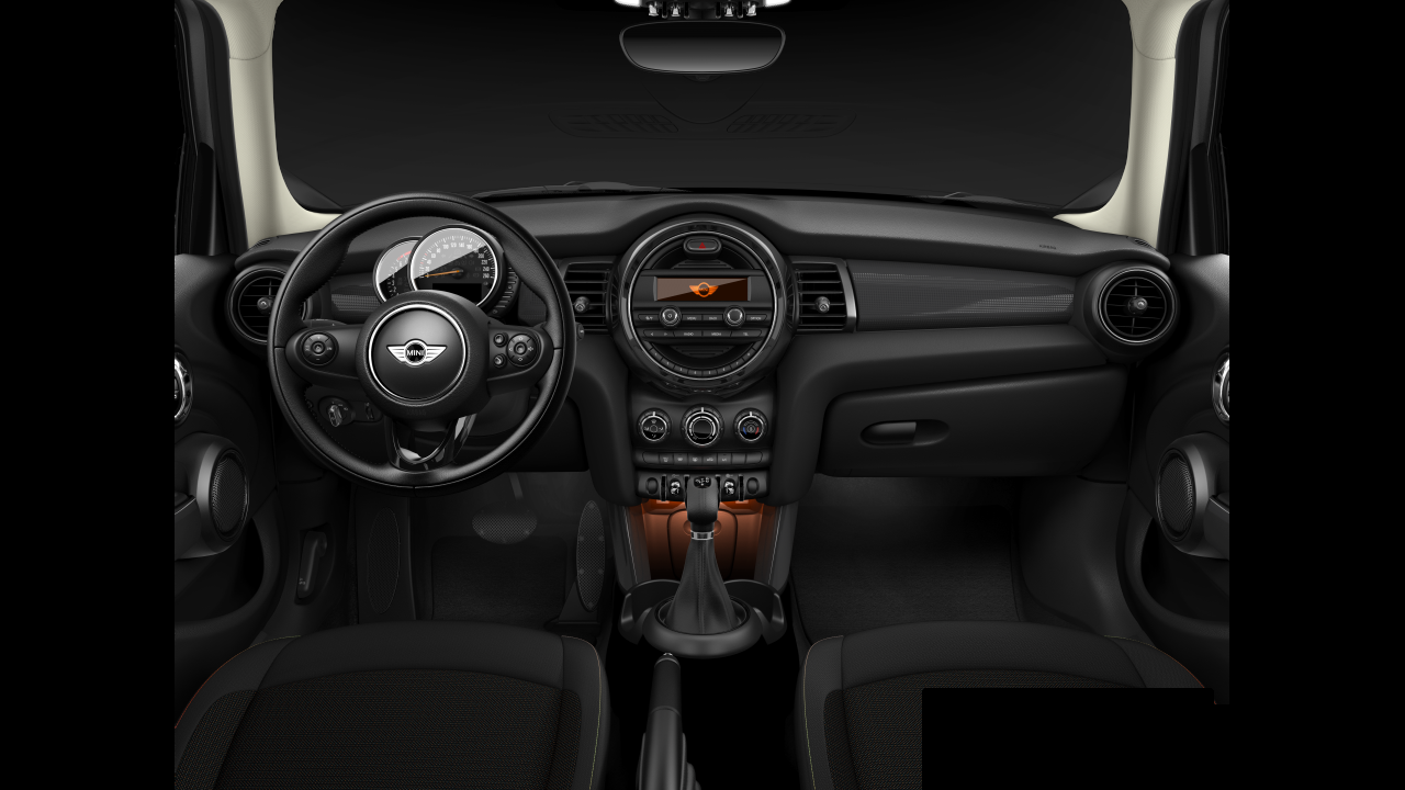 Interior of BMW MINI Cooper (F55), VIN WMWXS520502C86211