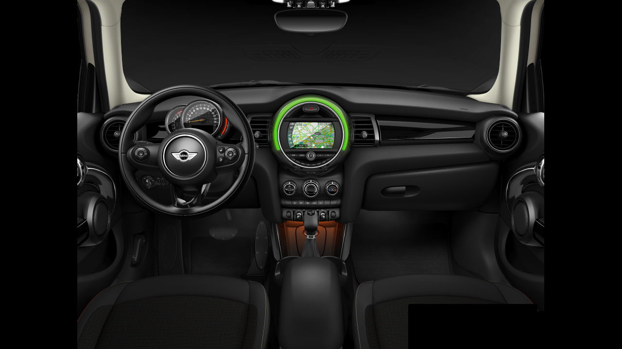 Interior of BMW MINI Cooper (F55), VIN WMWXS520602G83877