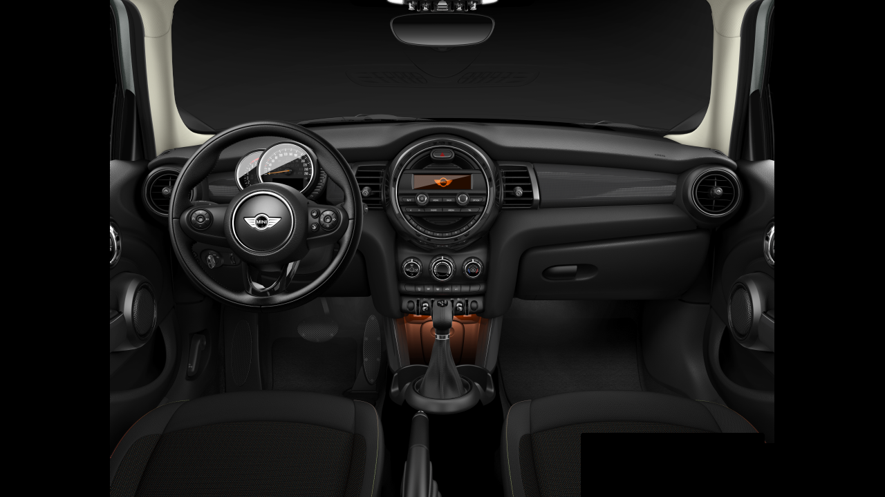 Interior of BMW MINI Cooper (F55), VIN WMWXS520702B38674