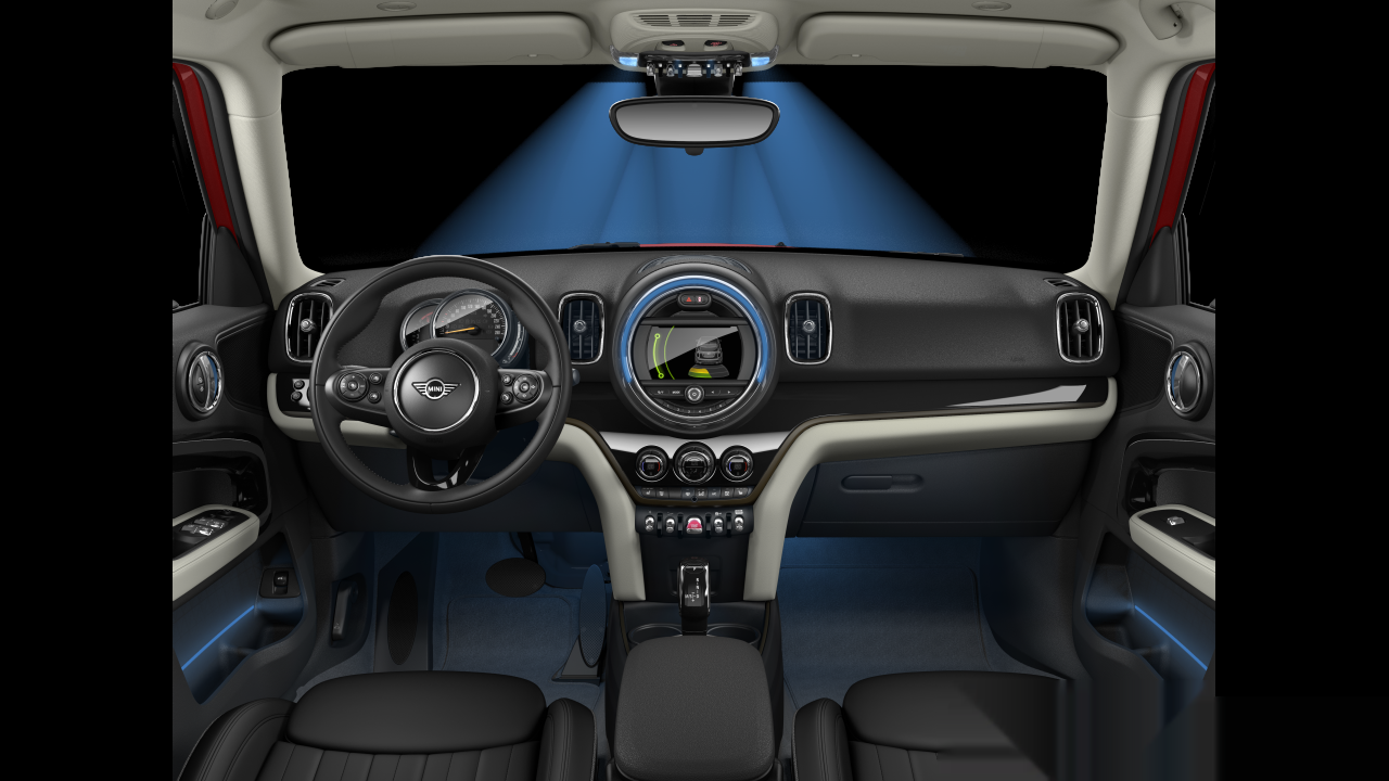 Interior of BMW MINI Cooper D (F60), VIN WMWYT920603F82129