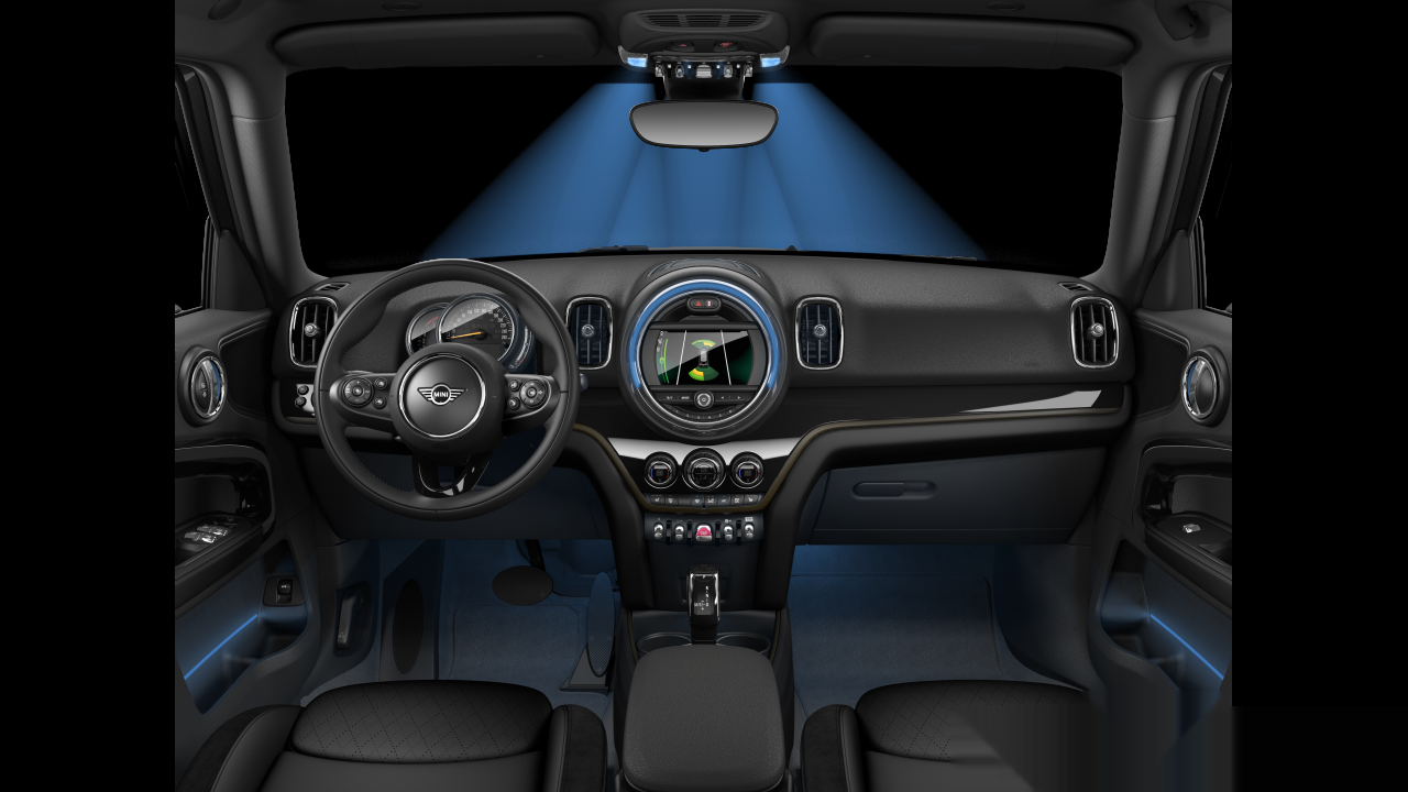 Interior of BMW MINI Cooper D (F60), VIN WMWYT920903H97522