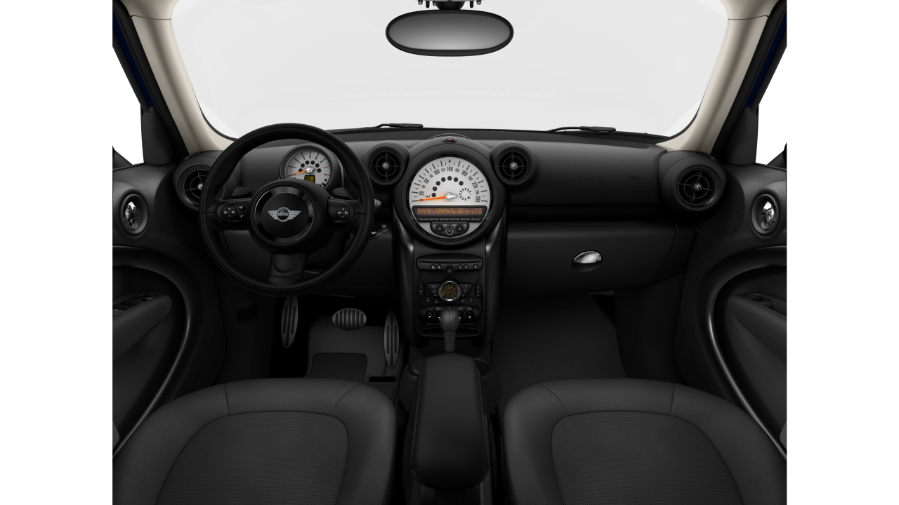 Interior of BMW MINI Cooper S (R60), VIN WMWZC5C55EWP40745