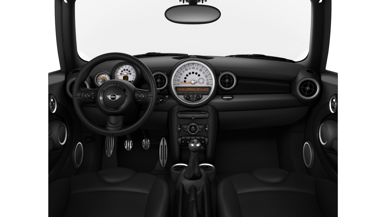 Interior of BMW MINI Cooper S (R57 (MUE)), VIN WMWZP3C58BTX84468